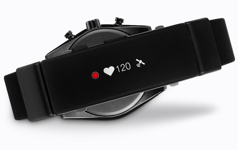 Wena Watch Wrist Active With Silver Solar Chronograph Face