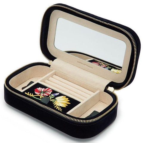 Wolf Jewellery Travel Case Zoe Zip Indigo 393316