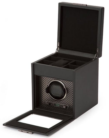 WOLF Watch Winder Axis Single With Storage Powder Coat