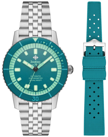 Zodiac Watch Super Sea Wolf Aquamarine Dream ZO9283