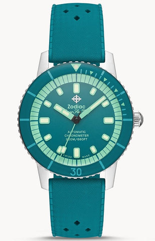 Zodiac Watch Super Sea Wolf Aquamarine Dream D