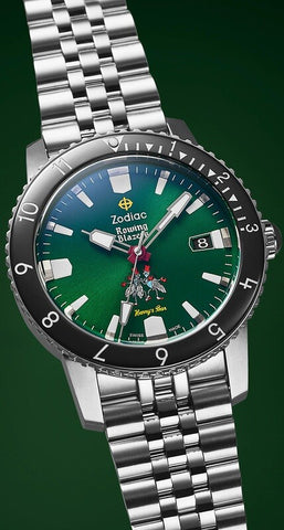 Zodiac Watch Super Sea Wolf Rowing Blazer Harrys Bar Limited Edition D