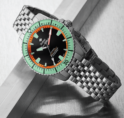 Zodiac Watch Super Sea Wolf Titanium Pro Diver Limited Edition D