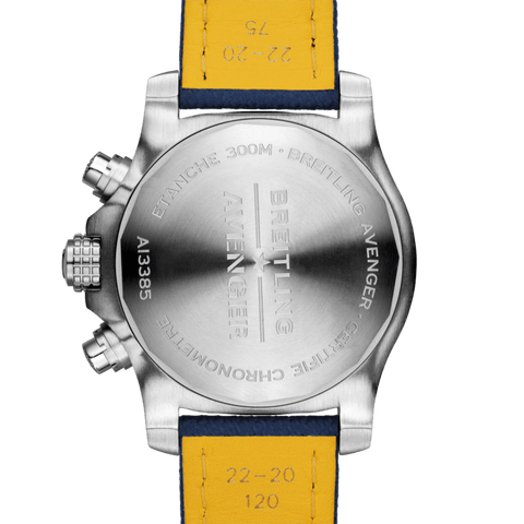 Breitling Watch Avenger Chronograph 43 Leather Folding Clasp