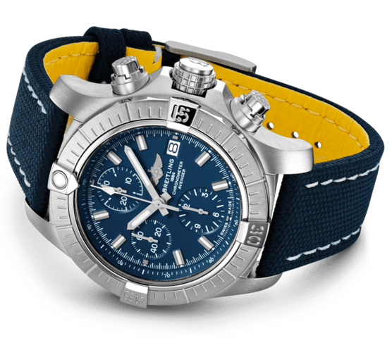 Breitling Watch Avenger Chronograph 43 Leather Folding Clasp