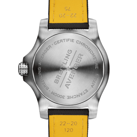 Breitling Watch Avenger Automatic 45 Seawolf Leather Folding Clasp D