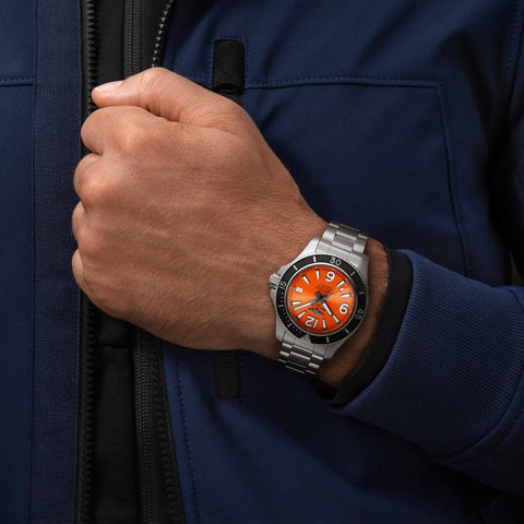 Breitling Watch Superocean Automatic 42 Orange Professional III