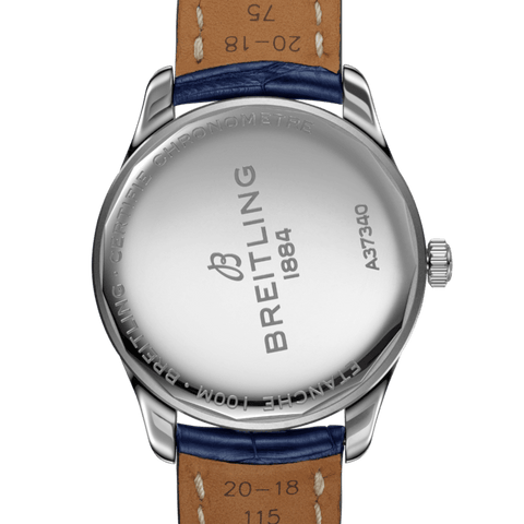 Breitling Watch Premier Automatic 40 Blue Croco Tang