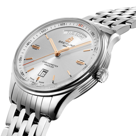 Breitling Watch Premier Automatic Day and Date 40 Steel Navitimer