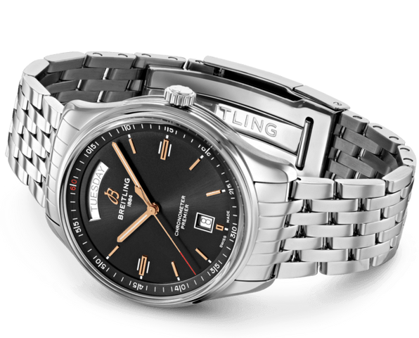 Breitling Watch Premier Automatic Day and Date 40 Steel Navitimer