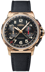 Angelus Watch Chronodate Red Gold Rubber