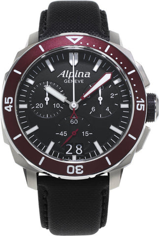 Alpina Watch Seastrong Diver 300 Big Date Chronograph AL-372LBBRG4V6