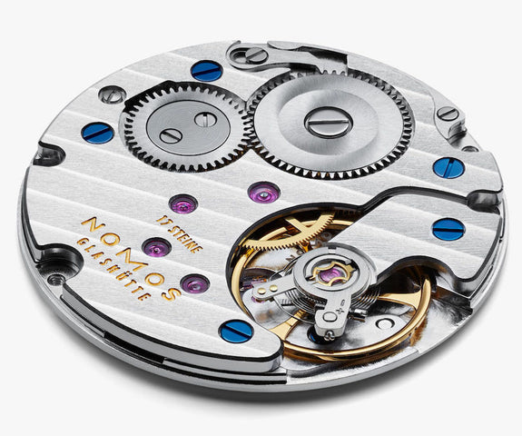 Nomos Glashutte Ludwig 33 Champagne Steel Back Watch