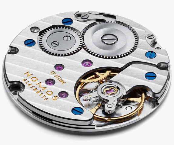 Nomos Glashutte Ludwig 38 Steel Back Watch