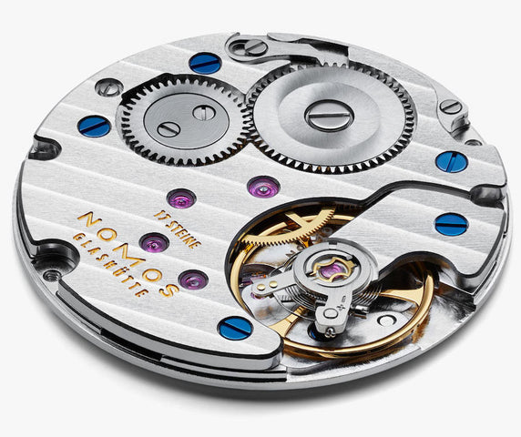 Nomos Glashutte Tetra Pearl Sapphire Crystal Watch