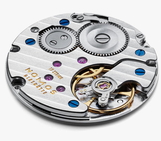 Nomos Glashutte Tangente 38 Steel Back Watch