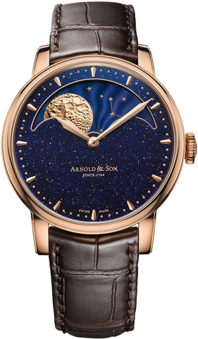Arnold & Son Watch HM Perpetual Moon Aventurine Limited Edition 1GLAR.A01A