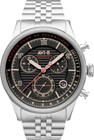 AVI-8 Watch Flyboy Lafayette Chronograph Noir AV-4076-33