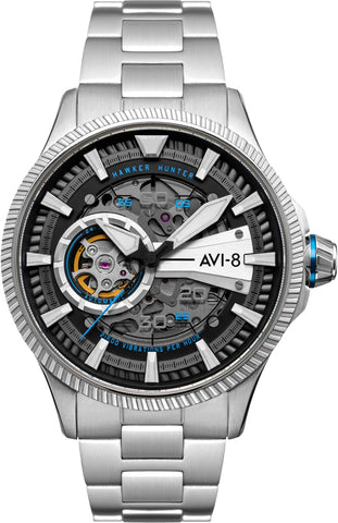 AVI-8 Watch Hawker Hunter Avon Automatic Blue Diamonds AV-4078-11