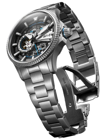 AVI-8 Watch Hawker Hunter Avon Automatic Blue Diamonds D