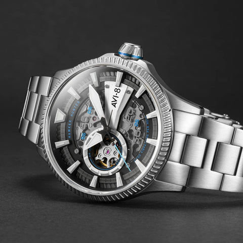 AVI-8 Watch Hawker Hunter Avon Automatic Blue Diamonds D