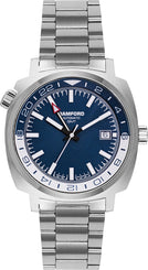 Bamford Watch GMT Automatic GMT-SS-NY-WHI