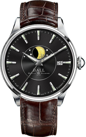 Ball Watch Company Trainmaster Moon Phase NM3082D-LLFJ-BK