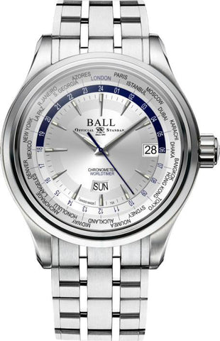 Ball Watch Company Trainmaster Worldtime GM2020D-S1CJ-SL