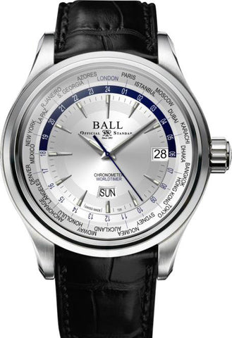 Ball Watch Company Trainmaster Worldtime GM2020D-LL1FCJ-SL
