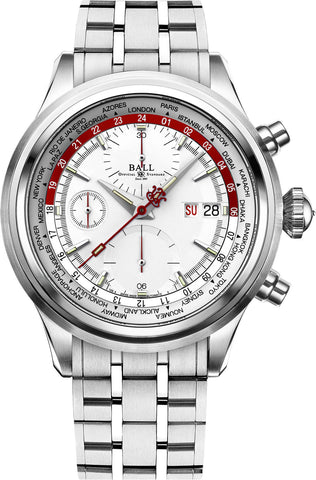 Ball Watch Company Trainmaster Worldtime Chronograph CM2052D-S1J-SLRD