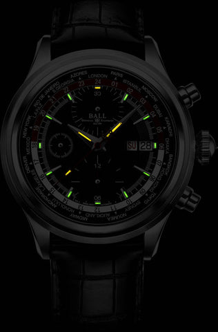 Ball Watch Company Trainmaster Worldtime Chronograph