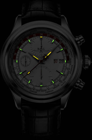 Ball Watch Company Trainmaster Worldtime Chronograph