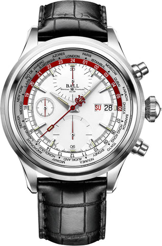 Ball Watch Company Trainmaster Worldtime Chronograph CM2052D-LL1FJ-SLRD