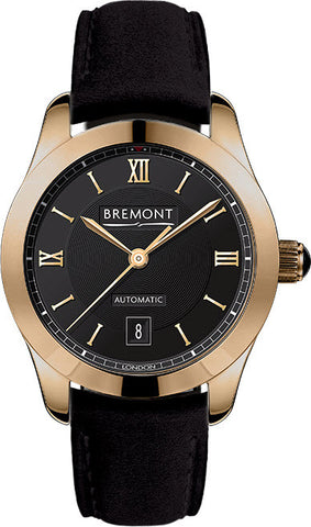 Bremont Watch Solo 32 LC Rose Gold Ladies SOLO-32-LC/RG-BK/R Black Nubuck