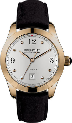 Bremont Watch Solo 32 AJ Rose Gold Ladies SOLO-32-AJ/RG-WH/R Black Nubuck
