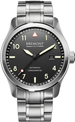Bremont Watch Solo 43 Cream Numerals Bracelet SOLO/CR/BR