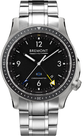 Bremont Watch Boeing Model 1 Ti-GMT Bracelet BB1-TI-GMT/BK/BR