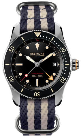 Bremont Watch Supermarine S302 Nato S302-BK-NATO-R-S