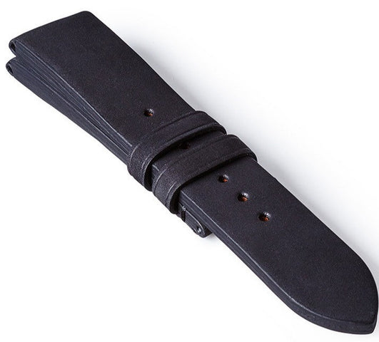 Bremont Leather Strap Vintage Black 22mm Regular