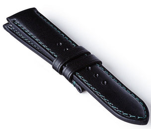 Bremont Leather Strap Black-Green 22mm Regular 