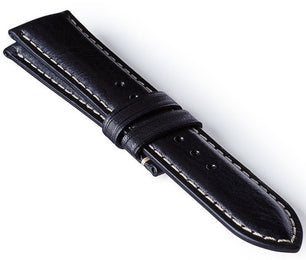 Bremont Leather Strap Black-White 22mm Regular 
