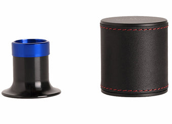 Bernard Favre Watchmakers Eye Loupe Blue Tool Black Aluminium With Black Leather Red Stitching 151.10.10/1050
