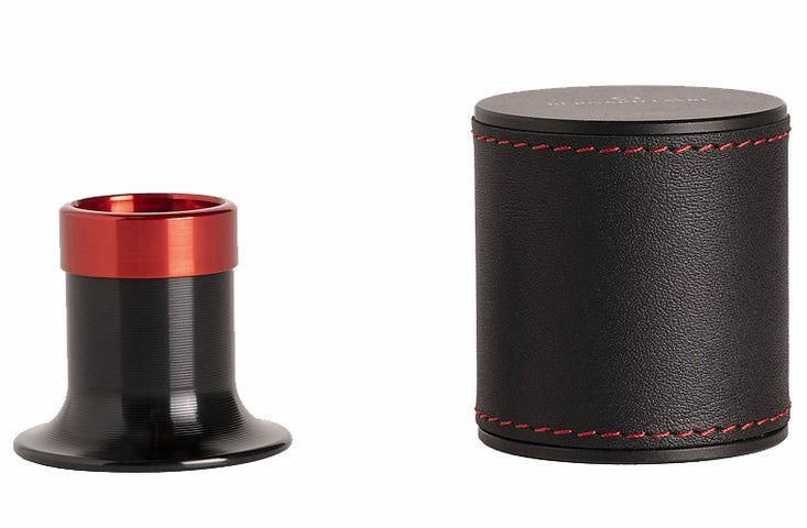 Bernard Favre Watchmakers Eye Loupe Red Tool Black Aluminium With Black Leather Red Stitching 151.10.10/1040