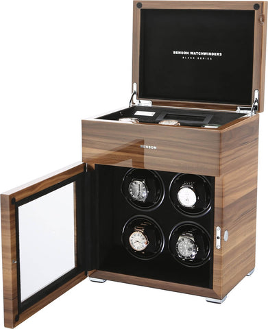 Benson Watch Winder Black Series 4.16.WA Walnut Limited Edition