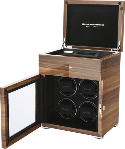 Benson Watch Winder Black Series 4.16.WA Walnut Limited Edition