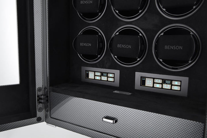 Benson Watch Winder Black Series Pro 12.19.CF Carbon Fiber
