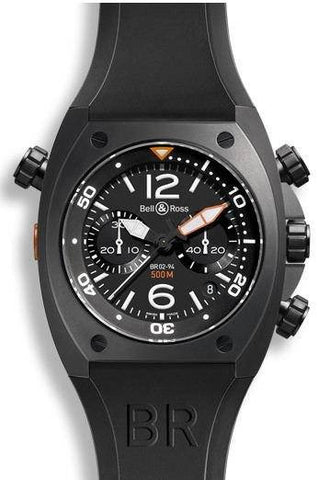 Bell & Ross BR 02 Chronograph Black Carbon Case D BR02-CHR-BL-CA