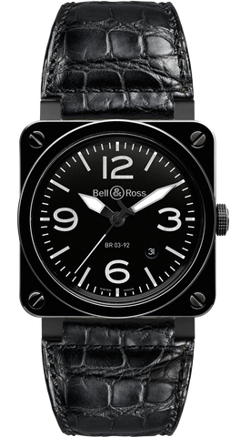 Bell & Ross BR 03 92 Auto Ceramic Black BR0392-CER-BLP/S