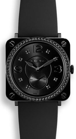 Bell & Ross Watch BRS Ceramic Phantom Diamonds BRS-BLC-PH-LGD/SRB