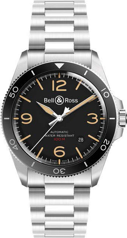 Bell & Ross Watch BR V2-92 Steel Heritage Bracelet BRV292-HER-ST/SST